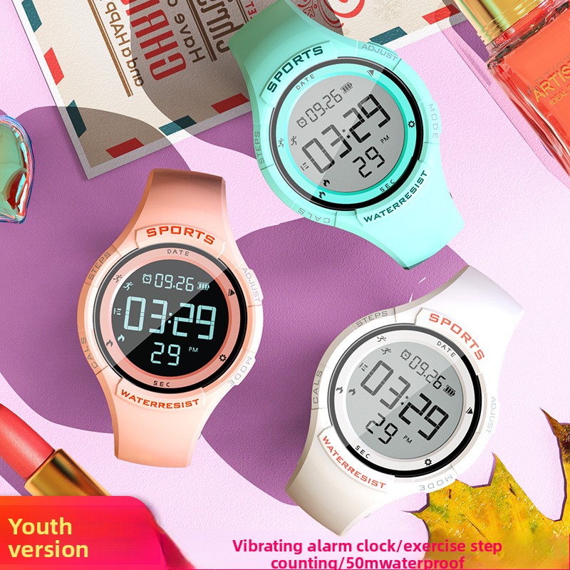 Outdoor Sport For Kids - Nouvelle montre LED étanche en silicone