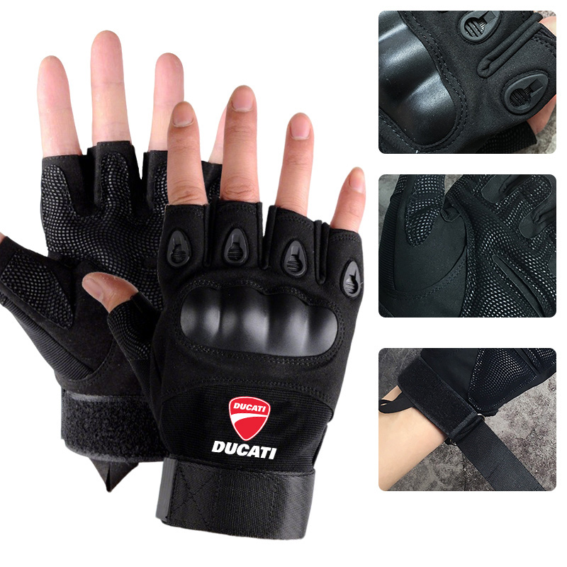 Outdoor Sport Gloves - 2 paires de gants tactiques demi-doigts